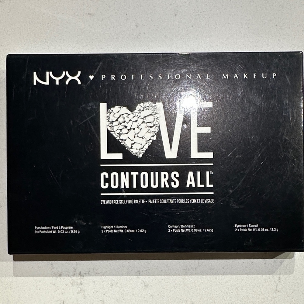 NYX Professional Makeup Love Contours All Palette